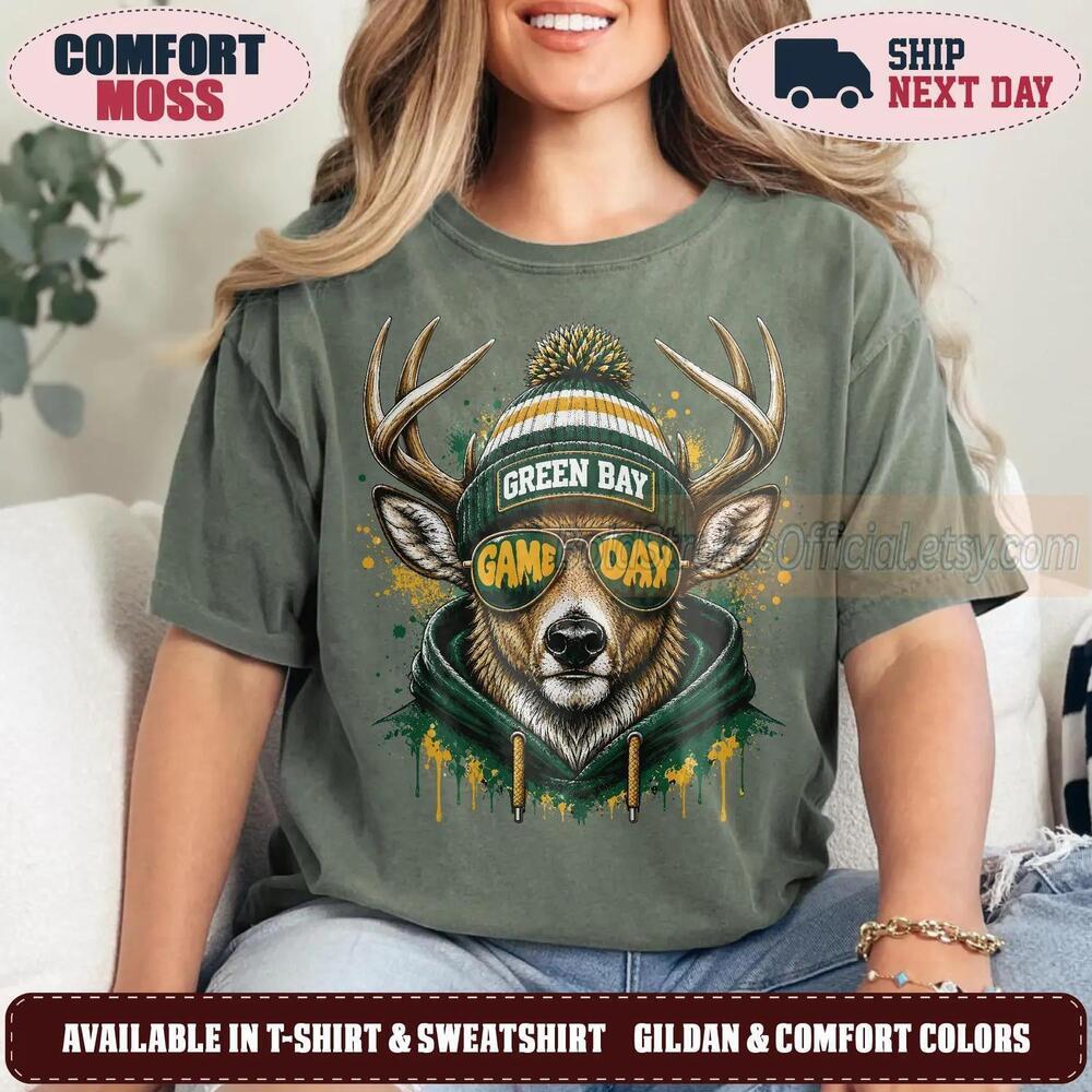 Green Bay Football 90s Retro Graphic Game Day Oversized Fan